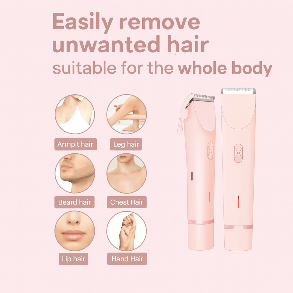 2 in 1 Painless Hair Trimmer