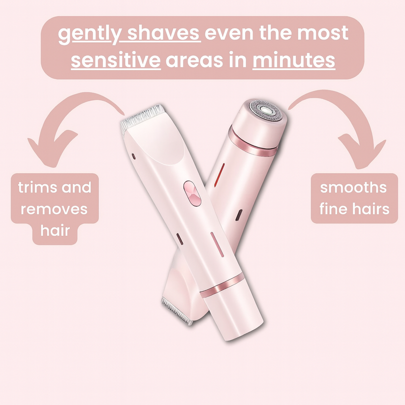 2 in 1 Painless Hair Trimmer