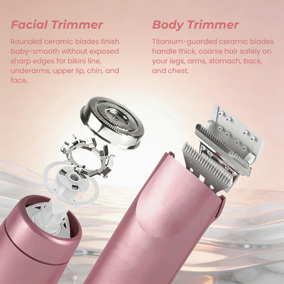 2 in 1 Painless Hair Trimmer