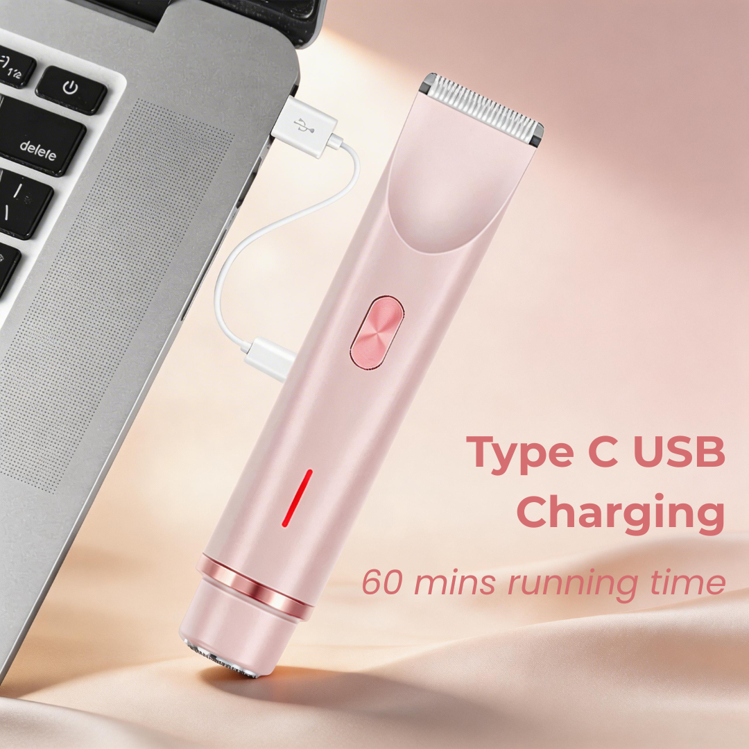 2 in 1 Painless Hair Trimmer