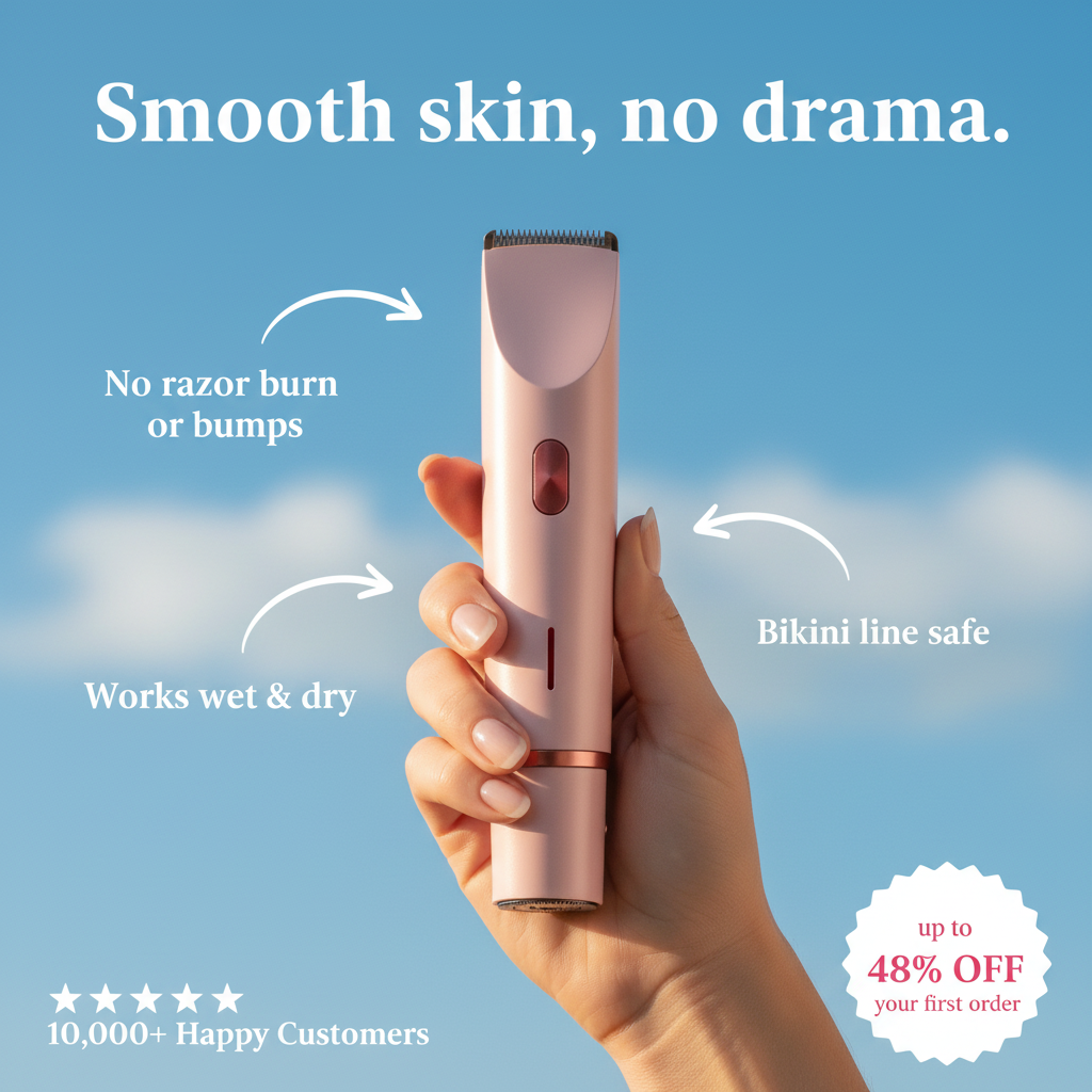 2 in 1 Painless Hair Trimmer